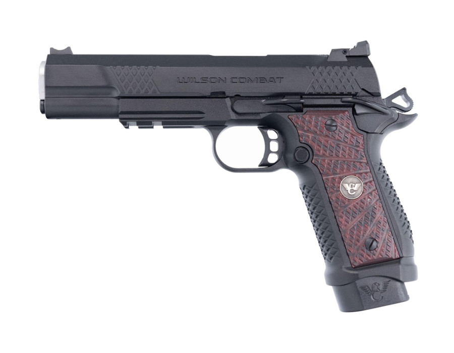 Wilson Combat EDC X9L 2.0 5″, s lištou, strenky Black Cherry, magwell, kal. 9×19 mm Wilson Combat EDC X9L 2.0 5″, s lištou, strenky Black Cherry, magwell, kal. 9×19 mm